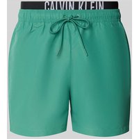 Calvin Klein Underwear Badehose mit elastischem Bund in Dunkelgruen, Größe L Calvin Klein Underwear Badehose mit elastischem Bund in Dunkelgruen, Größe L von Calvin Klein Underwear