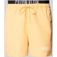 Calvin Klein Underwear Badehose mit elastischem Bund in Orange, Größe M von Calvin Klein Underwear