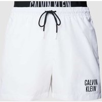 Calvin Klein Underwear Badehose mit elastischem Logo-Bund in Weiss, Größe XXL von Calvin Klein Underwear