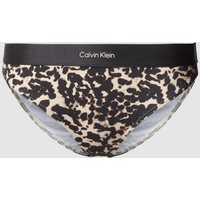 Calvin Klein Underwear Bikini-Hose mit Animal-Print in Black, Größe L von Calvin Klein Underwear