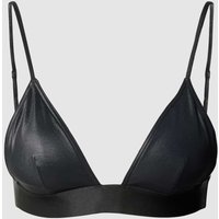 Calvin Klein Underwear Bikini-Oberteil im unifarbenen Design Modell 'CK REFINED' in Black, Größe L von Calvin Klein Underwear