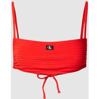 Calvin Klein Underwear Bikini-Oberteil mit Karree-Ausschnitt in Rot, Größe L von Calvin Klein Underwear