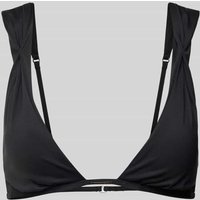 Calvin Klein Underwear Bikini-Oberteil mit Label-Applikation in Black, Größe L von Calvin Klein Underwear