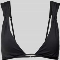 Calvin Klein Underwear Bikini-Oberteil mit Label-Applikation in Black, Größe XL von Calvin Klein Underwear