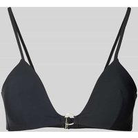 Calvin Klein Underwear Bikini-Oberteil mit Ziersteinbesatz in Black, Größe XL von Calvin Klein Underwear