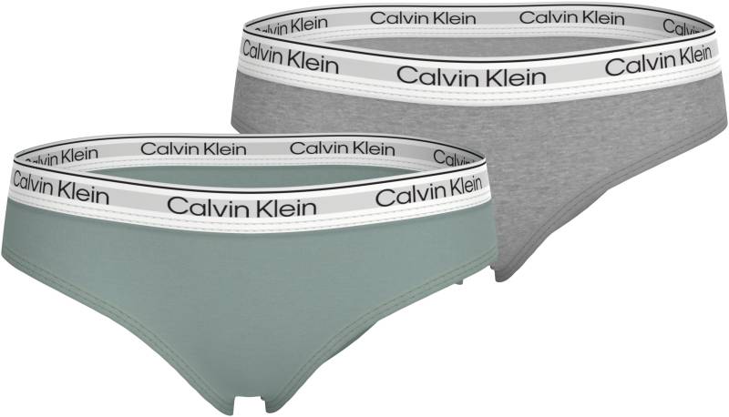 Calvin Klein Underwear Bikinislip "2PK BIKINI" Packung, 2er-Pack, für Kinder bis 16 Jahre mit Logo-Elastikbund von Calvin Klein Underwear