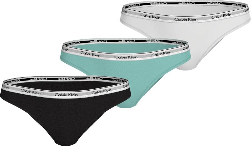 Calvin Klein Underwear Bikinislip "3 PACK BIKINI (LOW-RISE)" 3 Stk. tlg., Low Rise mit Logobund von Calvin Klein Underwear