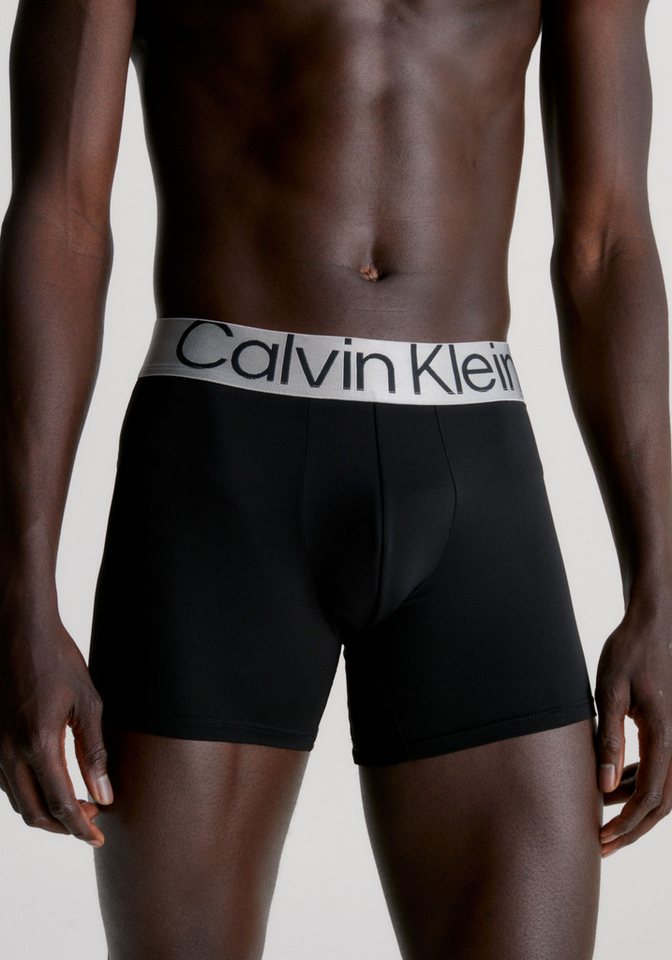 Calvin Klein Underwear Boxer BOXER BRIEF 3PK (Packung, 3-St., 3er-Pack) mit Logoschriftzug auf dem Bund von Calvin Klein Underwear