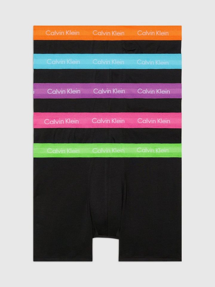 Calvin Klein Underwear Boxer BOXER BRIEF 5PK (Packung, 5-St., 5er) mit kontrastfarbenem Bund von Calvin Klein Underwear