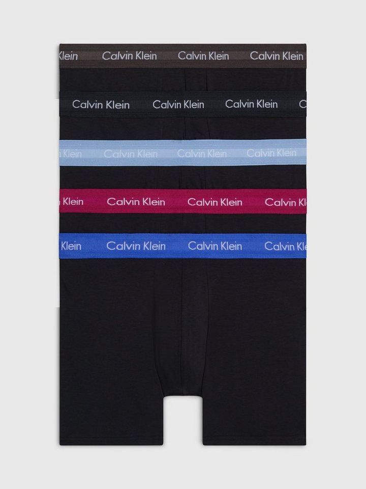 Calvin Klein Underwear Boxer BOXER BRIEF 5PK (Packung, 5-St., 5er-Pack) mit längerem Bein und Logo-Elastikbund (5Stück) von Calvin Klein Underwear