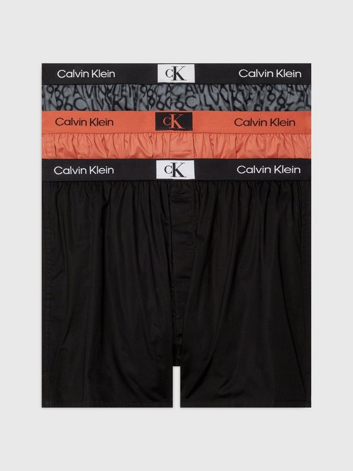 Calvin Klein Underwear Boxer BOXER SLIM 3PK (Packung, 3-St., 3er-Pack) mit Calvin Klein Logo-Elastikbund von Calvin Klein Underwear