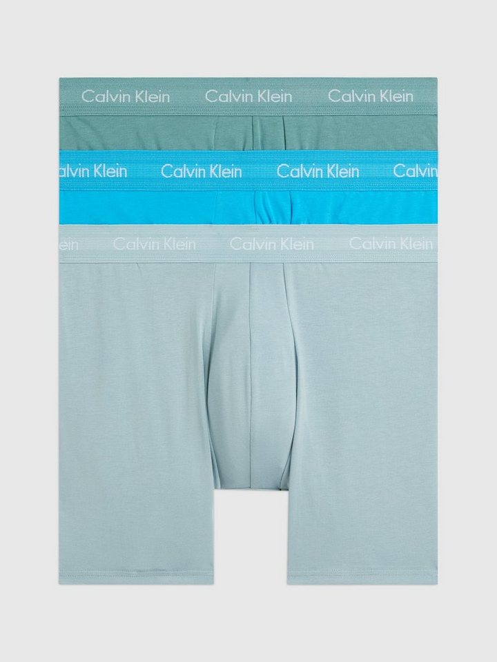 Calvin Klein Underwear Boxer BOXER BRIEF 3PK (Packung, 3-St., 3er-Pack) mit längerem Bein & Logo-Elastikbund von Calvin Klein Underwear