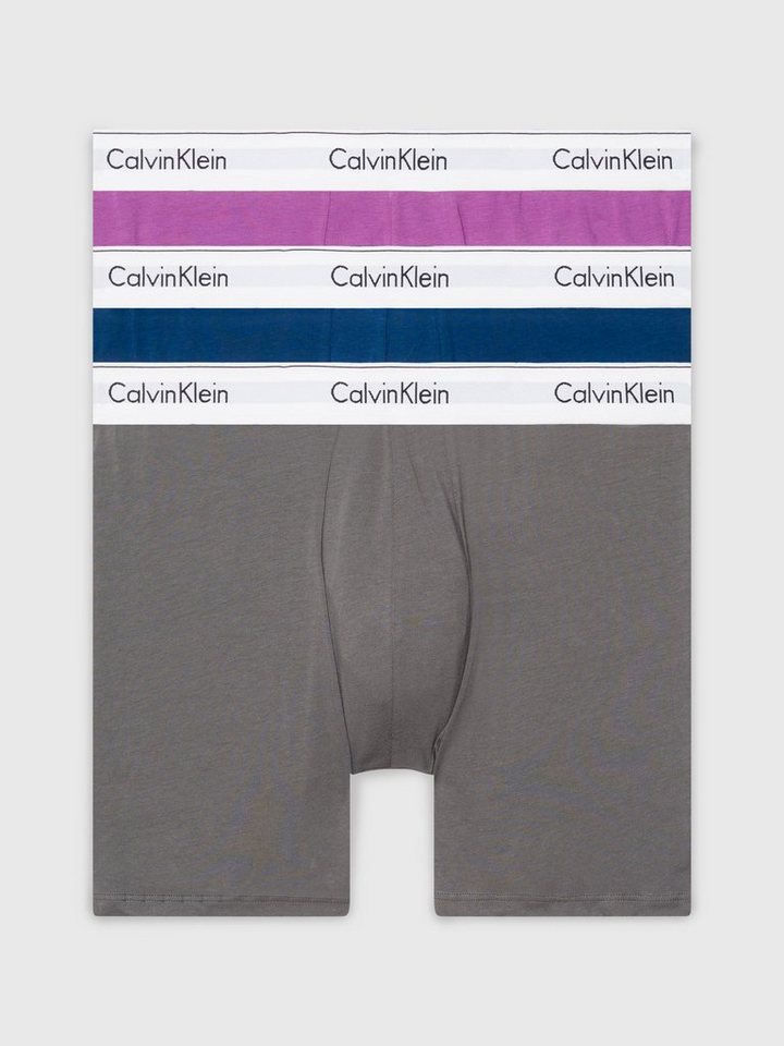 Calvin Klein Underwear Boxershorts BOXER BRIEF 3PK (Packung, 3-St., 3er-Pack) mit längerem Bein von Calvin Klein Underwear