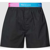 Calvin Klein Underwear Boxershorts mit Statement-Stitching Modell 'TRAD' in Black, Größe XXL von Calvin Klein Underwear