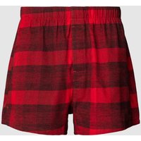 Calvin Klein Underwear Boxershorts mit Tartan-Karo in Rot, Größe XL von Calvin Klein Underwear