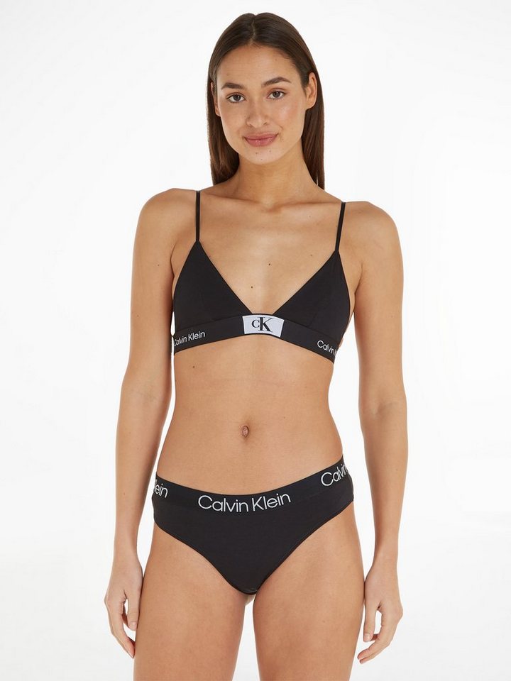 Calvin Klein Underwear Triangel-BH UNLINED TRIANGLE mit Logoschriftzügen auf dem Unterband von Calvin Klein Underwear