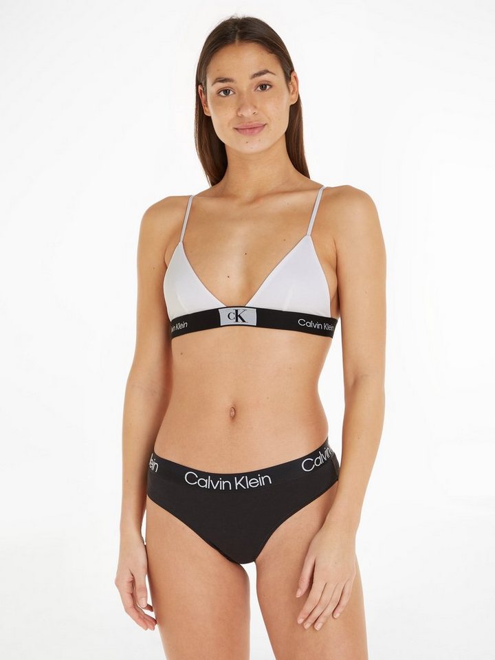 Calvin Klein Underwear Bralette-BH UNLINED TRIANGLE mit klassischem CK-Logobund von Calvin Klein Underwear