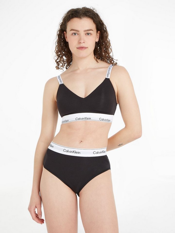 Calvin Klein Underwear Bralette-BH mit CK Logo am Bund sowie Trägern von Calvin Klein Underwear