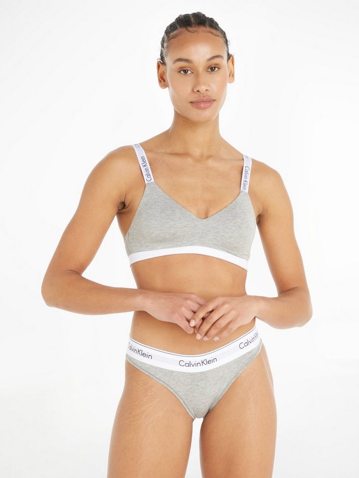 Calvin Klein Underwear Bralette-BH mit CK Logo am Bund sowie den Trägern von Calvin Klein Underwear