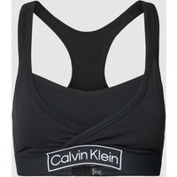Calvin Klein Underwear Bralette im Double-Layer-Look Modell 'Reimagine Heritage' in Black, Größe XS von Calvin Klein Underwear