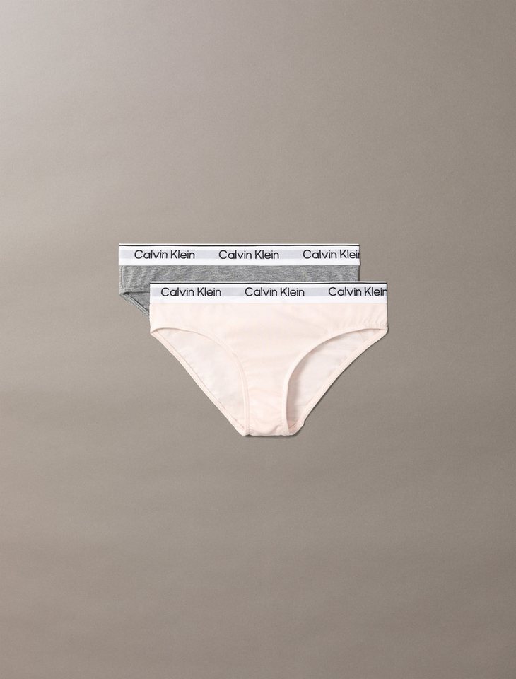 Calvin Klein Underwear Brasilslip 2PK BIKINI (Packung, 2-St., 2er-Pack) mit Logobund von Calvin Klein Underwear