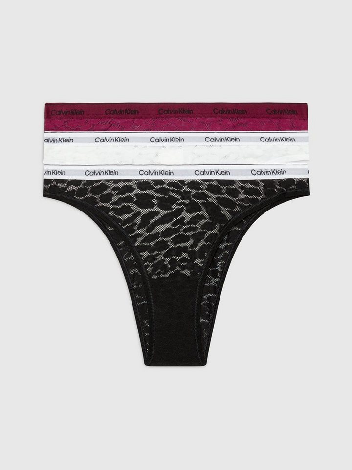 Calvin Klein Underwear Brasilslip 3 PACK BRAZILIAN (LOW-RISE) (Packung, 3-St., 3er-Pack) mit Logobund von Calvin Klein Underwear