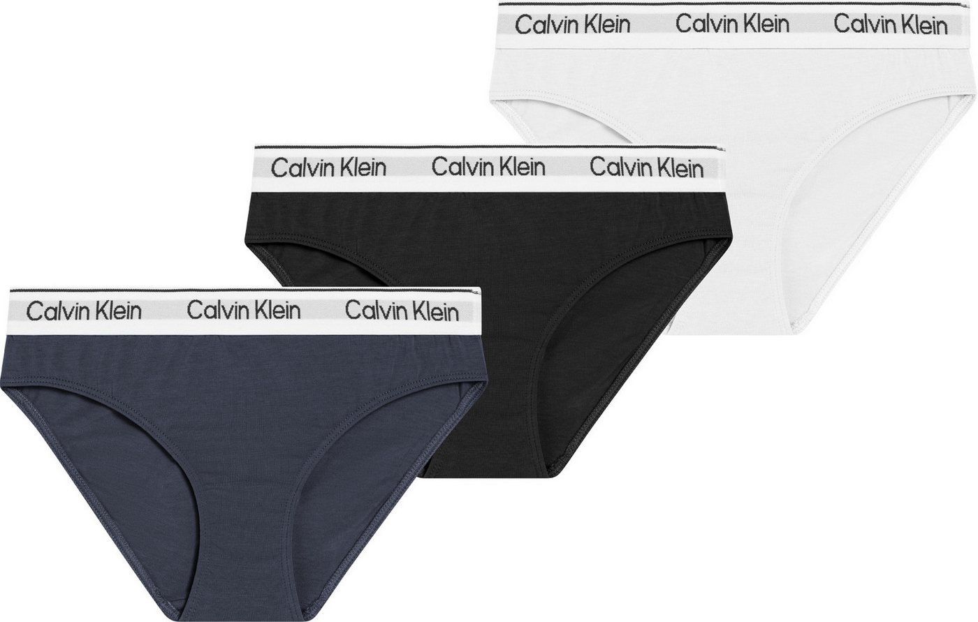 Calvin Klein Underwear Brasilslip 3PK BIKINI (Packung, 3-St., 3er-Pack) mit Logobund von Calvin Klein Underwear
