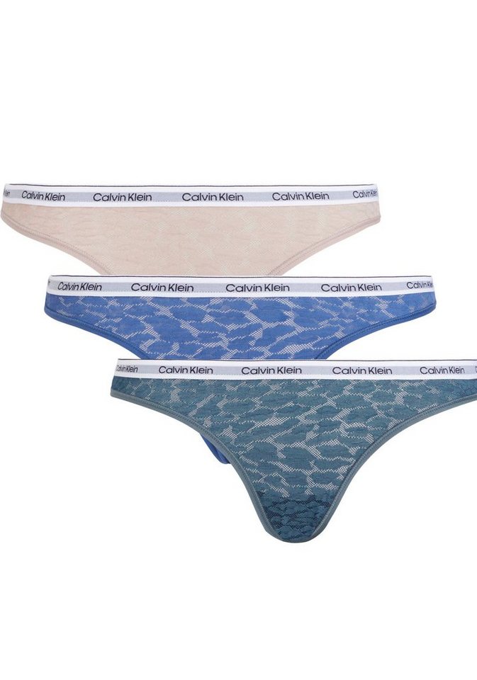 Calvin Klein Underwear Brasilslip BRAZILLIAN 3PK (Packung, 3-St., 3er-Pack) mit CK-Logo am Bund von Calvin Klein Underwear
