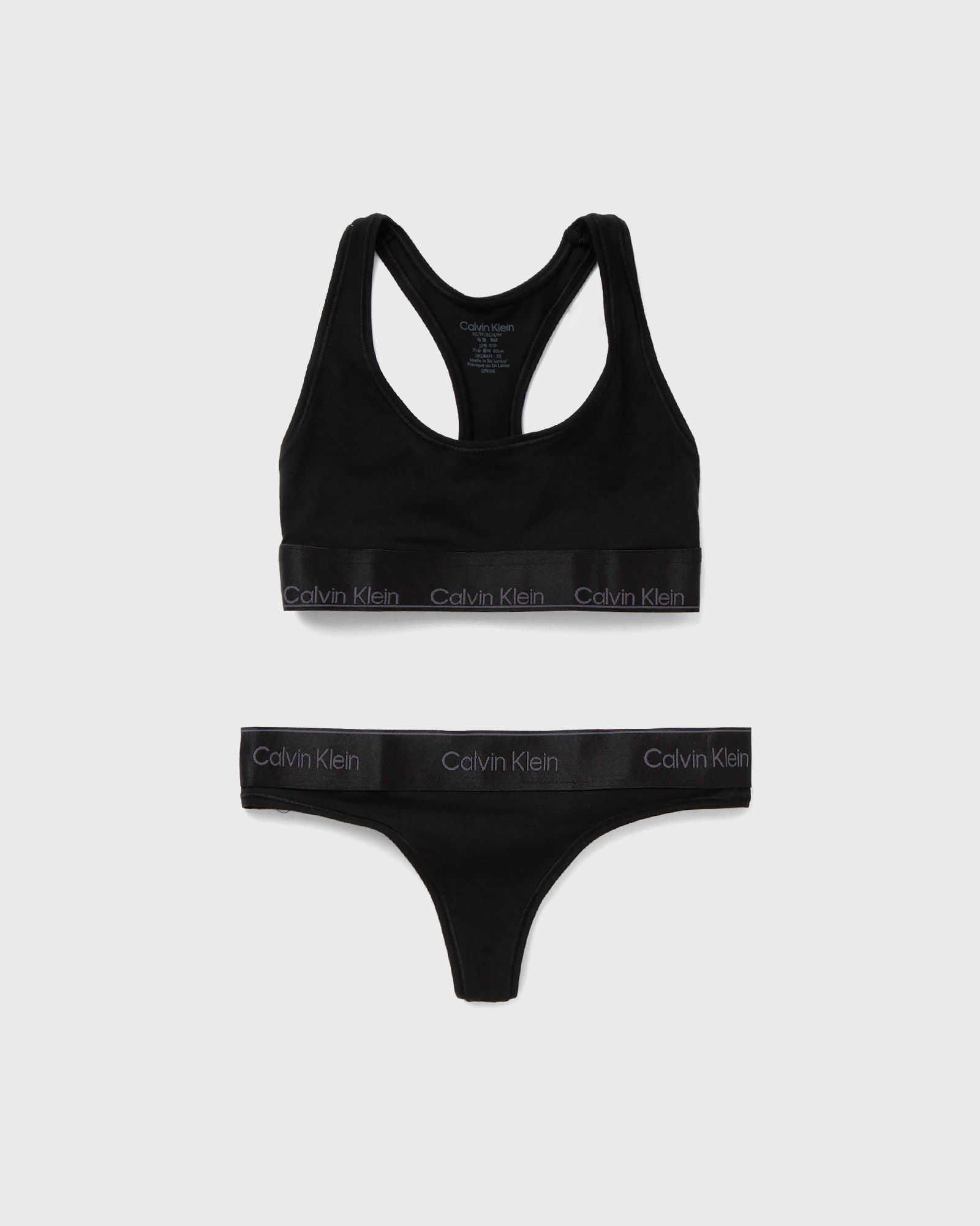 Calvin Klein Underwear GIFT SET women (Sports-) Bras|Panties black in Größe:M von Calvin Klein Underwear