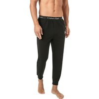 Calvin Klein Underwear Herren Jogpants schwarz Baumwolle unifarben von Calvin Klein Underwear