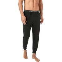 Calvin Klein Underwear Herren Jogpants schwarz Baumwolle unifarben von Calvin Klein Underwear