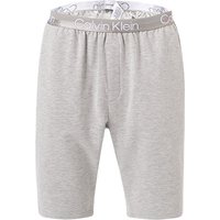 Calvin Klein Underwear Herren Pyjama Shorts grau Baumwolle unifarben von Calvin Klein Underwear