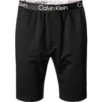 Calvin Klein Underwear Herren Pyjama Shorts schwarz Baumwolle unifarben von Calvin Klein Underwear