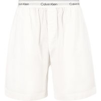 Calvin Klein Underwear Herren Pyjamashorts weiß Baumwolle unifarben Calvin Klein Underwear Herren Pyjamashorts weiß Baumwolle unifarben von Calvin Klein Underwear