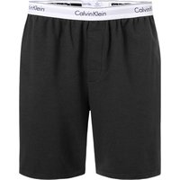 Calvin Klein Underwear Herren Sweatshorts schwarz Baumwolle unifarben von Calvin Klein Underwear