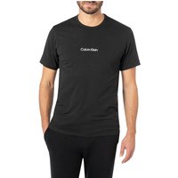 Calvin Klein Underwear Herren T-Shirt schwarz Jersey-Baumwolle unifarben von Calvin Klein Underwear