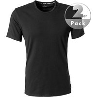 Calvin Klein Underwear Herren T-Shirts schwarz Baumwolle unifarben von Calvin Klein Underwear