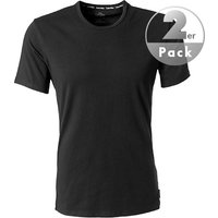 Calvin Klein Underwear Herren T-Shirts schwarz Baumwolle unifarben von Calvin Klein Underwear