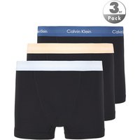 Calvin Klein Underwear Herren Trunks schwarz Baumwolle unifarben Calvin Klein Underwear Herren Trunks schwarz Baumwolle unifarben von Calvin Klein Underwear