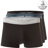 Calvin Klein Underwear Herren Trunks schwarz Baumwolle unifarben von Calvin Klein Underwear