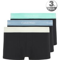Calvin Klein Underwear Herren Trunks schwarz Baumwolle unifarben Calvin Klein Underwear Herren Trunks schwarz Baumwolle unifarben von Calvin Klein Underwear