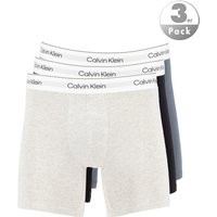 Calvin Klein Underwear Herren Trunks grau Baumwolle & Mix unifarben Calvin Klein Underwear Herren Trunks grau Baumwolle & Mix unifarben von Calvin Klein Underwear