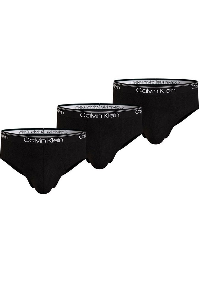 Calvin Klein Underwear Hipster HIP BRIEF 3PK (Packung, 3er-Pack) mit Logo-Elastikbund von Calvin Klein Underwear