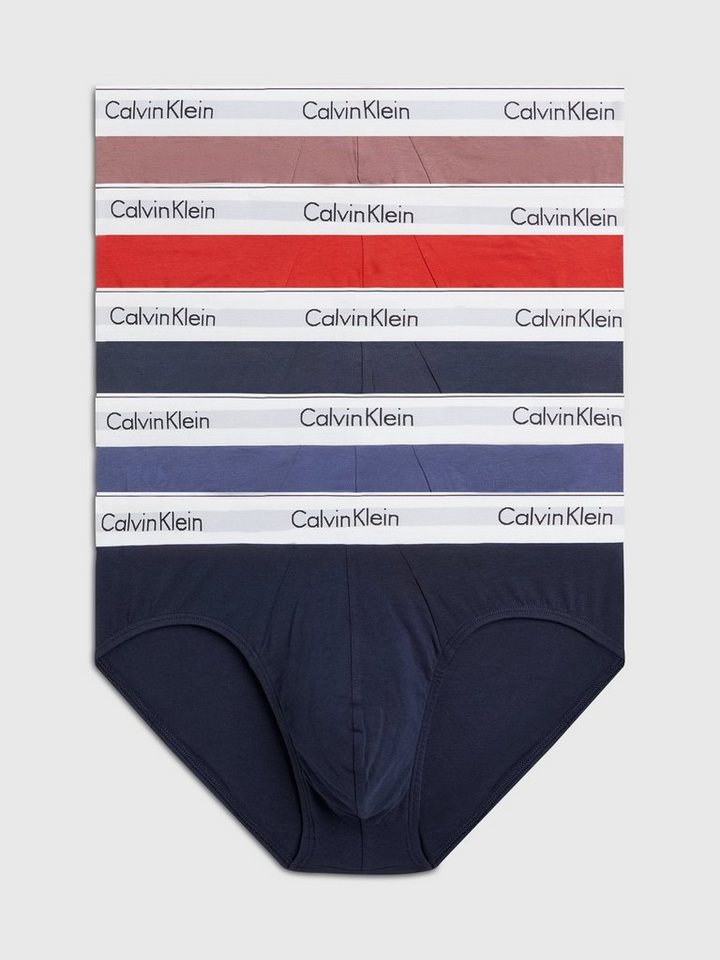 Calvin Klein Underwear Hipster HIP BRIEF 5PK (Packung, 5-St., 5er) mit Logo-Stretchbund von Calvin Klein Underwear