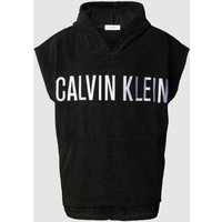 Calvin Klein Underwear Hoodie mit Label-Stitching Modell 'TOWEL' in Black, Größe XL von Calvin Klein Underwear