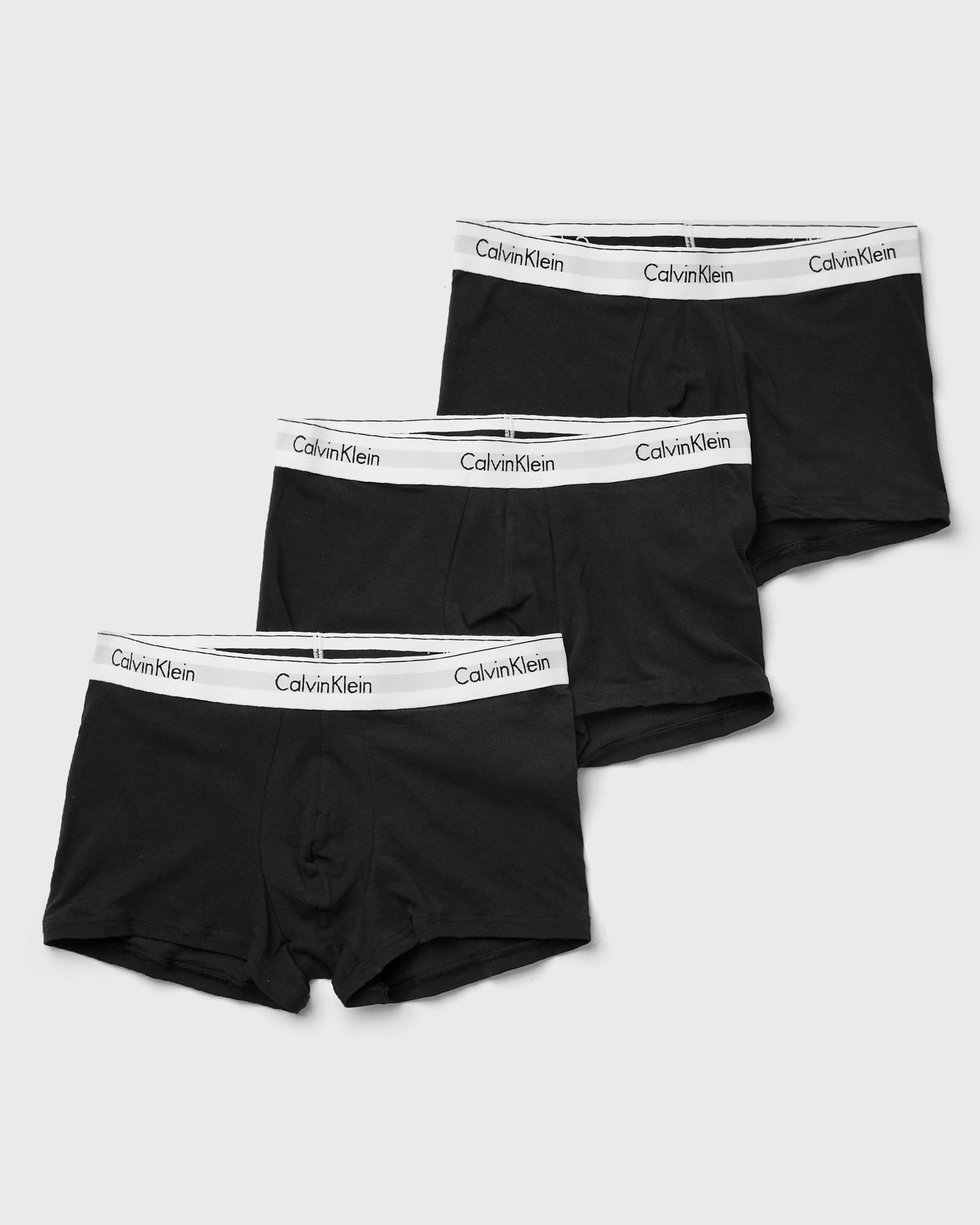 Calvin Klein Underwear MODERN COTTON STRETCH TRUNK 3-PACK men Boxers & Briefs black in Größe:S von Calvin Klein Underwear