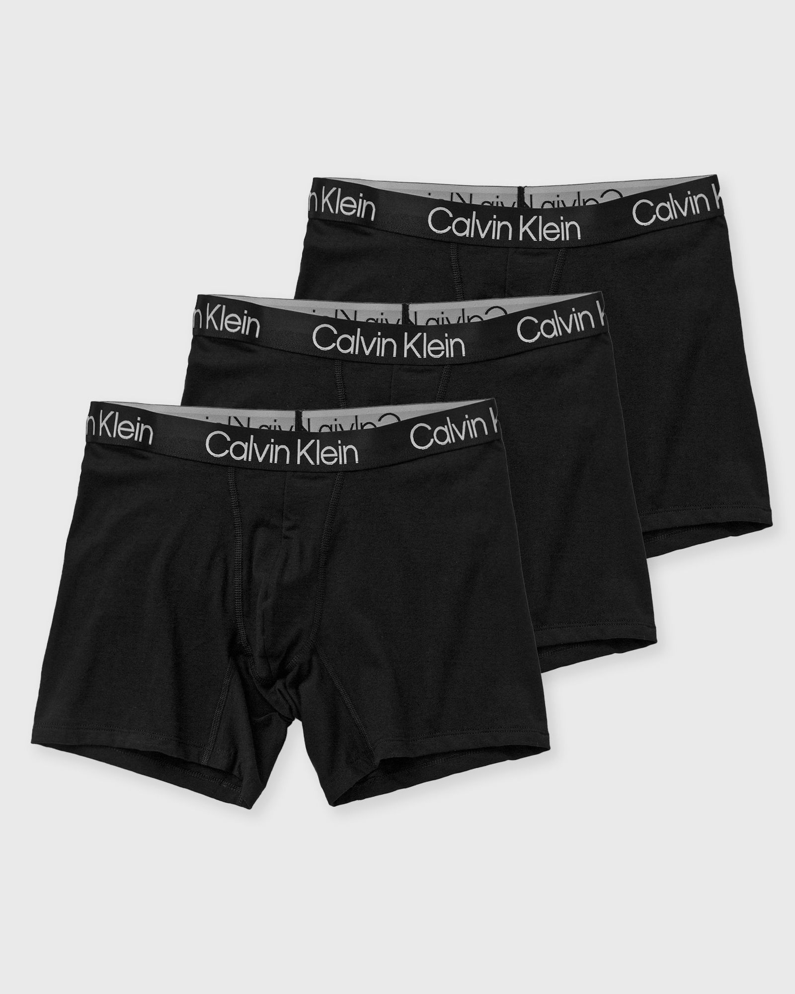 Calvin Klein Underwear MODERN STRUCTURE COTTON BOXER BRIEF 3PK men Boxers & Briefs black in Größe:S von Calvin Klein Underwear