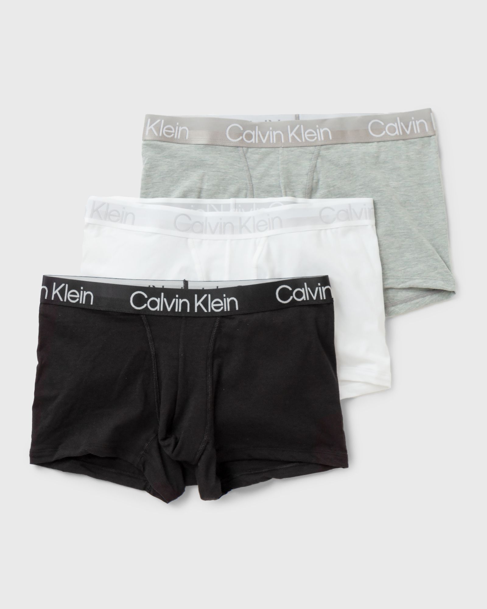 Calvin Klein Underwear MODERN STRUCTURE TRUNK 3-PACK men Boxers & Briefs multi in Größe:M von Calvin Klein Underwear