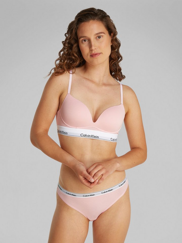 Calvin Klein Underwear Push-up-BH PLUNGE PUSH UP mit Logobund von Calvin Klein Underwear