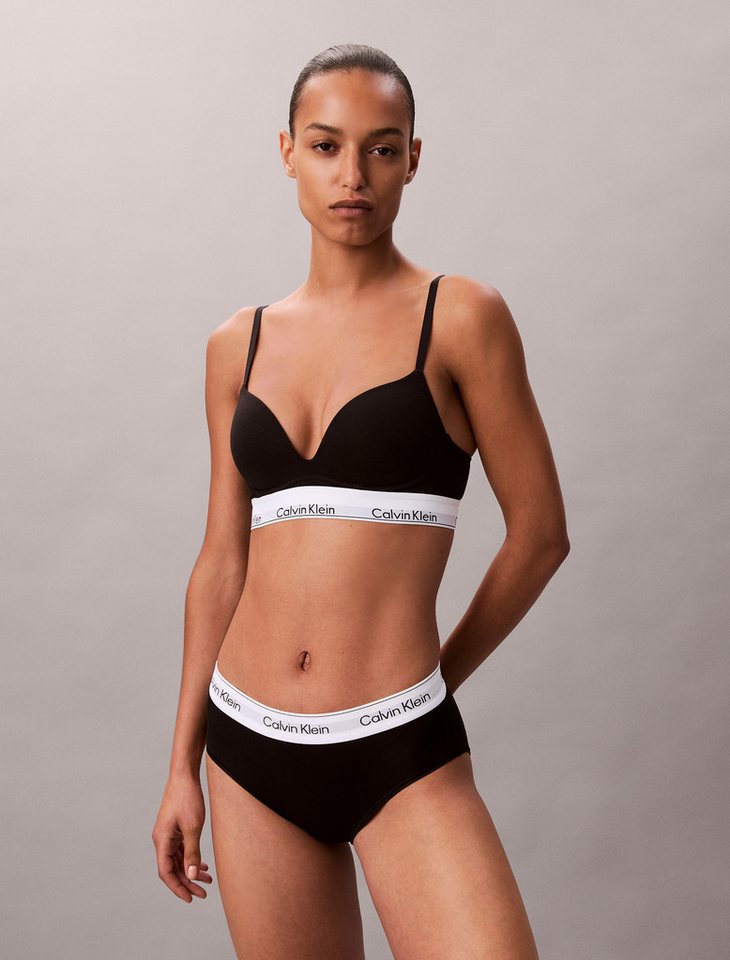 Calvin Klein Underwear Push-up-BH PLUNGE PUSH UP mit Logobund von Calvin Klein Underwear